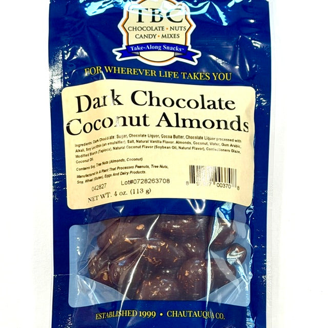 Dark Chocolate Coconut Almonds