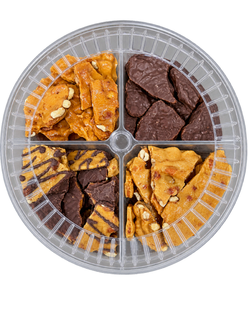 Sweet & Crunchy Peanut Brittle Basket
