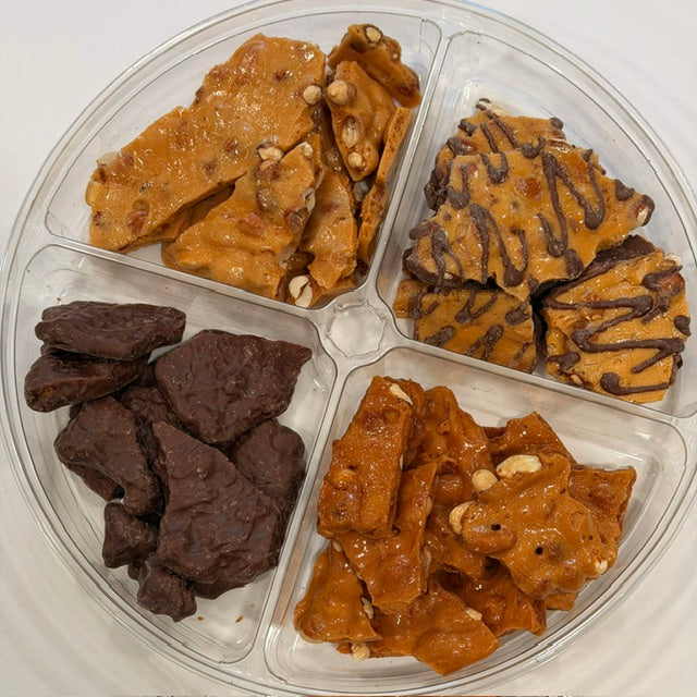 Sweet & Crunchy Peanut Brittle Basket
