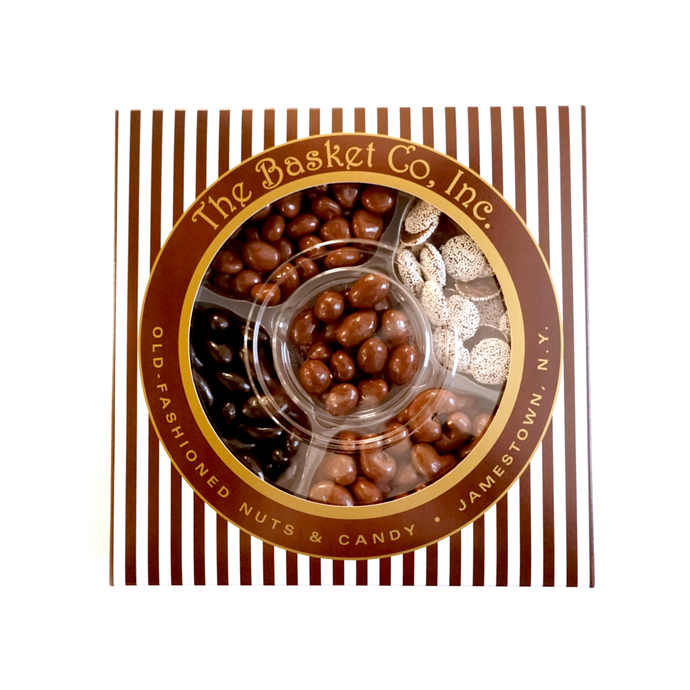 Five Section Chocolate Nut Tray